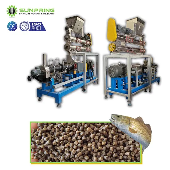 Fish Food Extruder Equipment Floating Fish Feed Processing Line