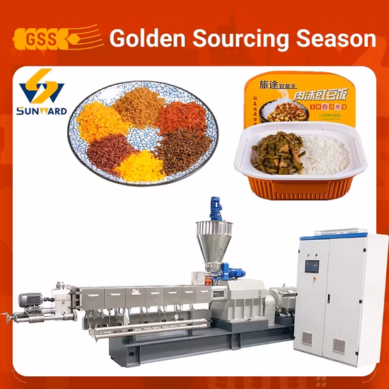 Macchina per la produzione di riso istantaneo, linea di produzione di riso nutriente